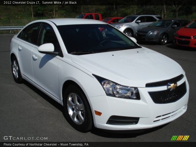 Summit White / Jet Black 2012 Chevrolet Cruze LT