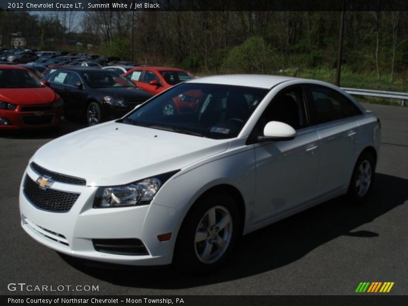 Summit White / Jet Black 2012 Chevrolet Cruze LT