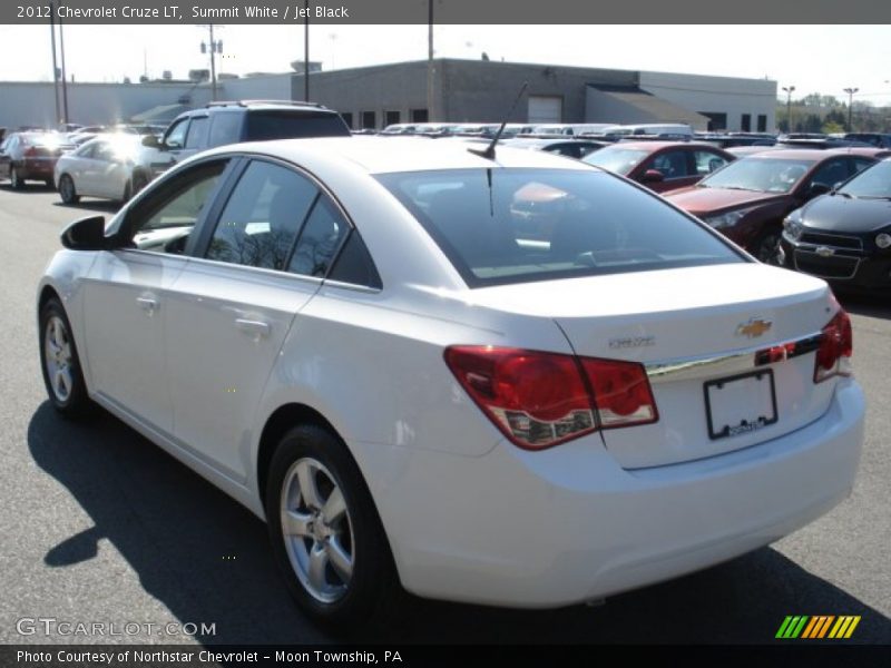 Summit White / Jet Black 2012 Chevrolet Cruze LT
