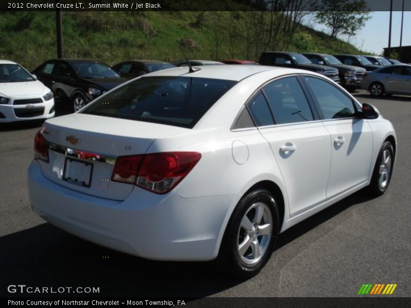 Summit White / Jet Black 2012 Chevrolet Cruze LT