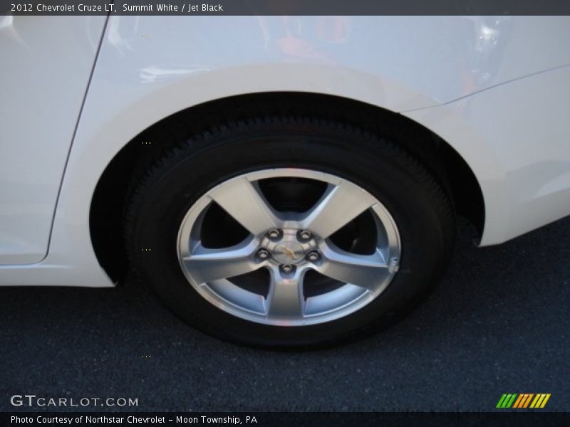Summit White / Jet Black 2012 Chevrolet Cruze LT
