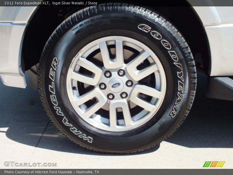 Ingot Silver Metallic / Stone 2012 Ford Expedition XLT