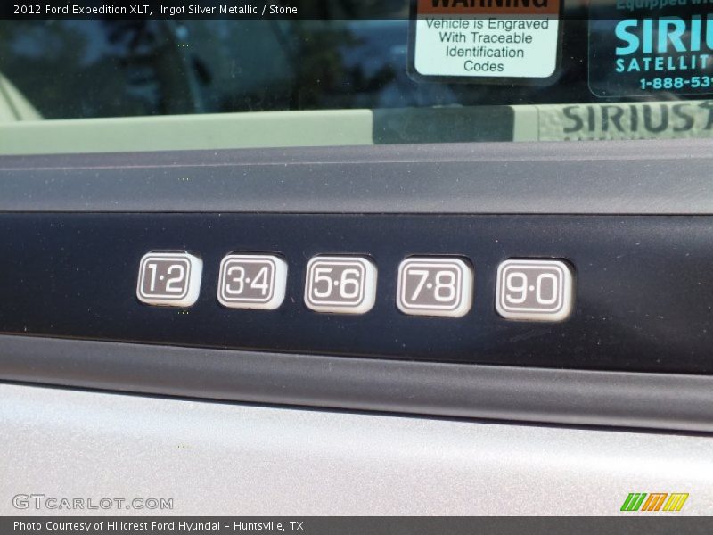 Ingot Silver Metallic / Stone 2012 Ford Expedition XLT