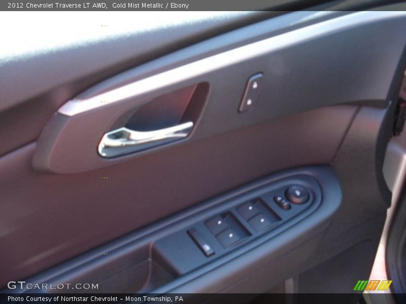 Gold Mist Metallic / Ebony 2012 Chevrolet Traverse LT AWD
