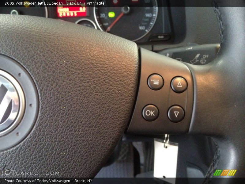 Black Uni / Anthracite 2009 Volkswagen Jetta SE Sedan