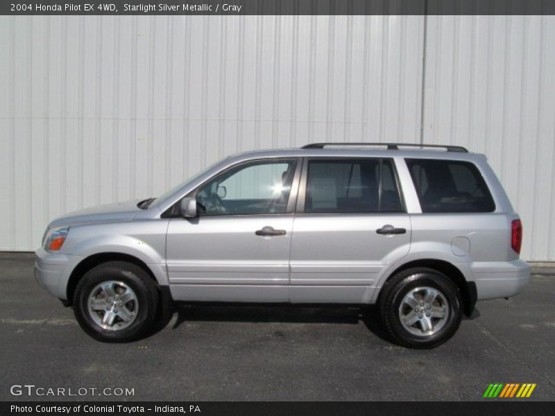 Starlight Silver Metallic / Gray 2004 Honda Pilot EX 4WD