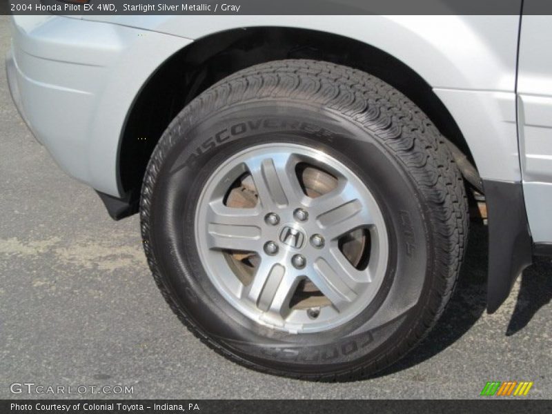 Starlight Silver Metallic / Gray 2004 Honda Pilot EX 4WD