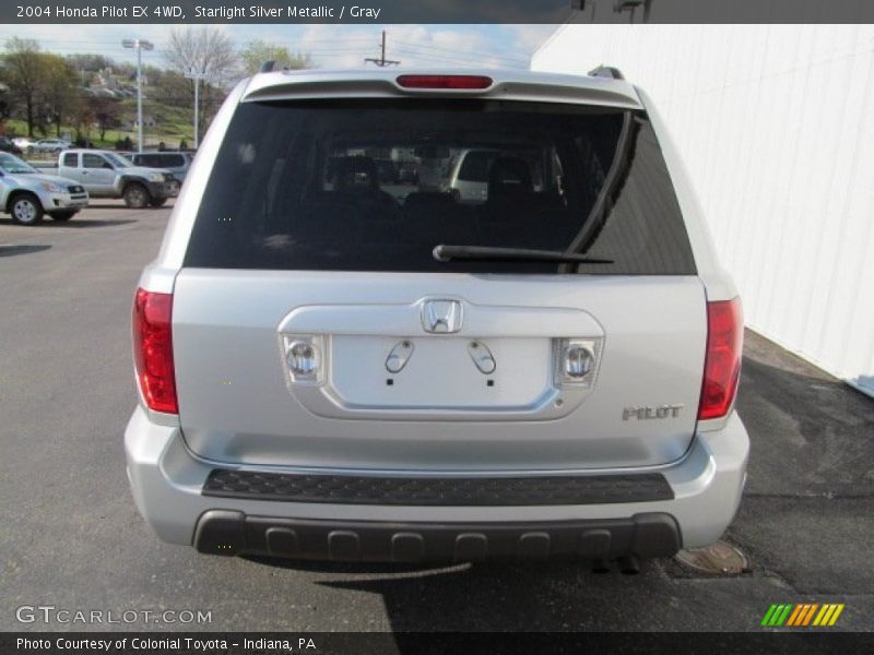 Starlight Silver Metallic / Gray 2004 Honda Pilot EX 4WD