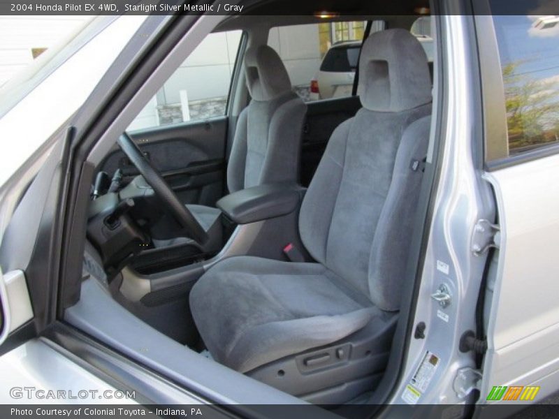 Starlight Silver Metallic / Gray 2004 Honda Pilot EX 4WD