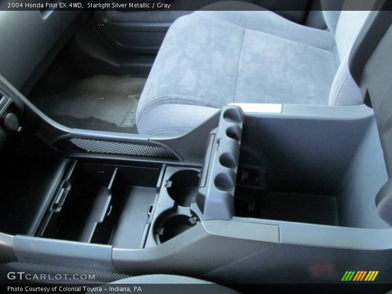 Starlight Silver Metallic / Gray 2004 Honda Pilot EX 4WD