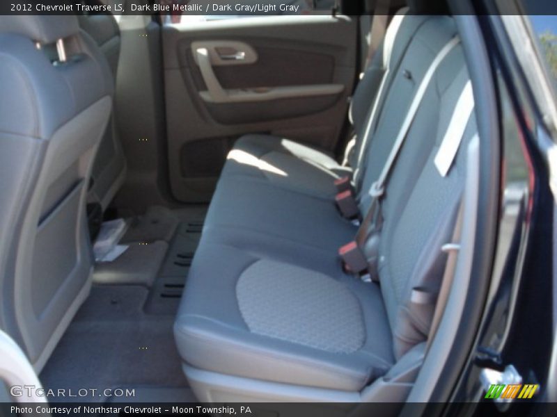 Dark Blue Metallic / Dark Gray/Light Gray 2012 Chevrolet Traverse LS