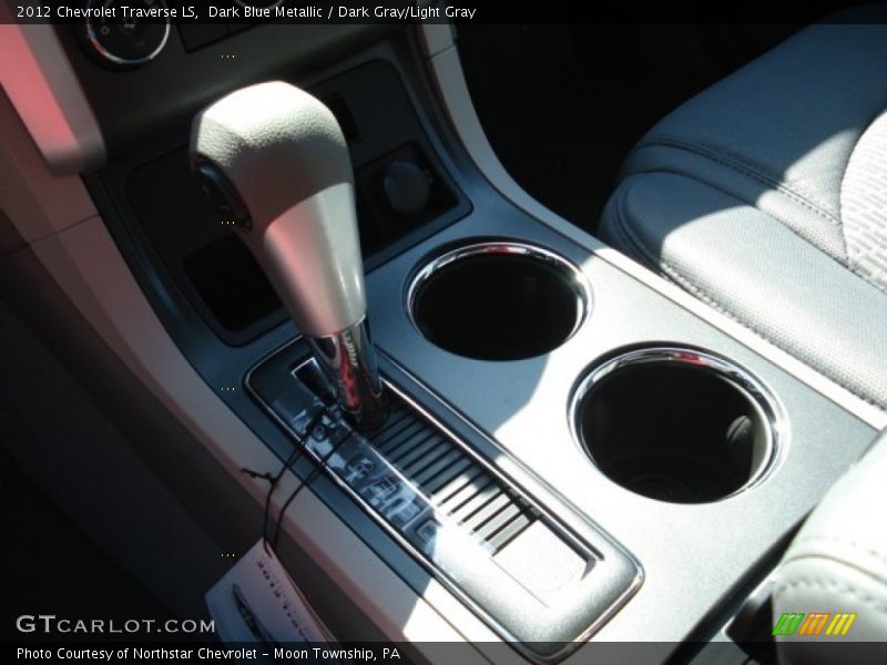 Dark Blue Metallic / Dark Gray/Light Gray 2012 Chevrolet Traverse LS