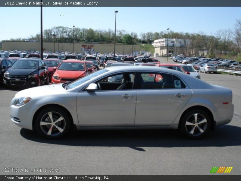 Silver Ice Metallic / Ebony 2012 Chevrolet Malibu LT