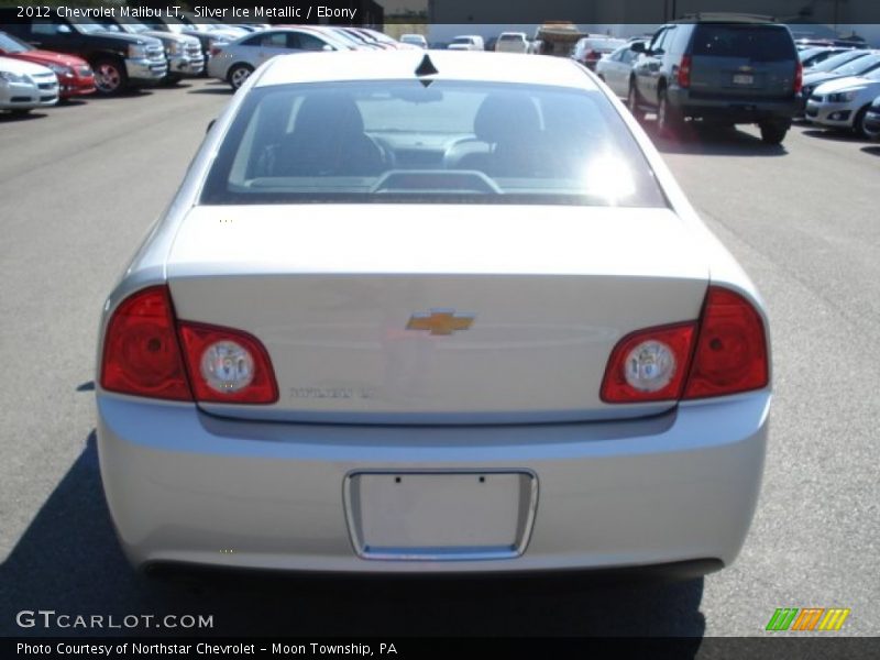 Silver Ice Metallic / Ebony 2012 Chevrolet Malibu LT