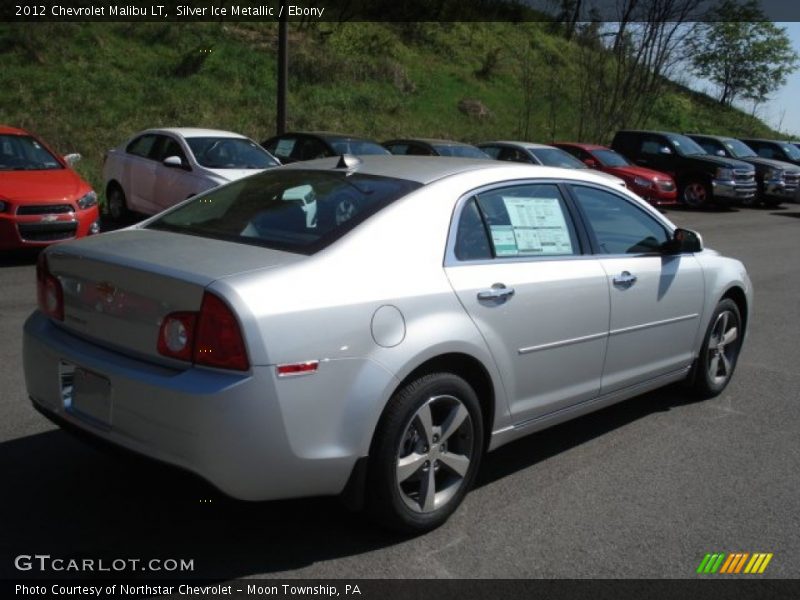 Silver Ice Metallic / Ebony 2012 Chevrolet Malibu LT