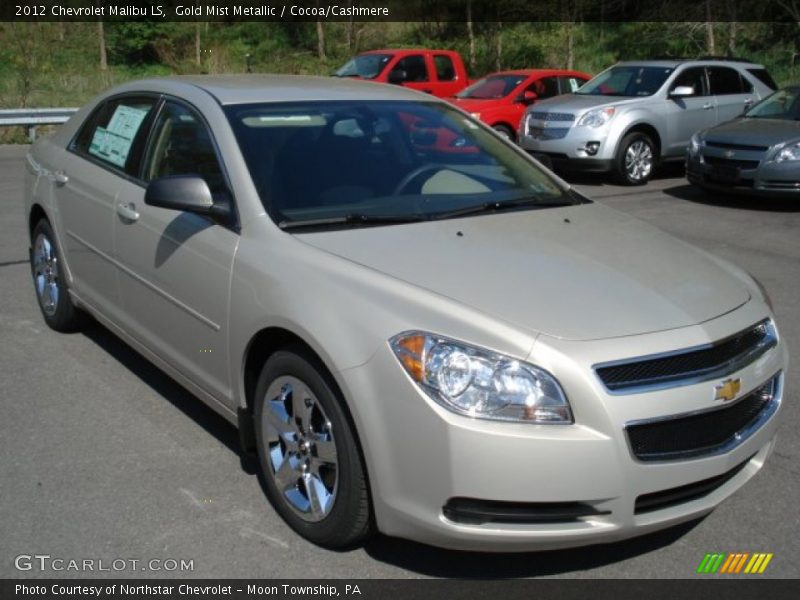 Gold Mist Metallic / Cocoa/Cashmere 2012 Chevrolet Malibu LS