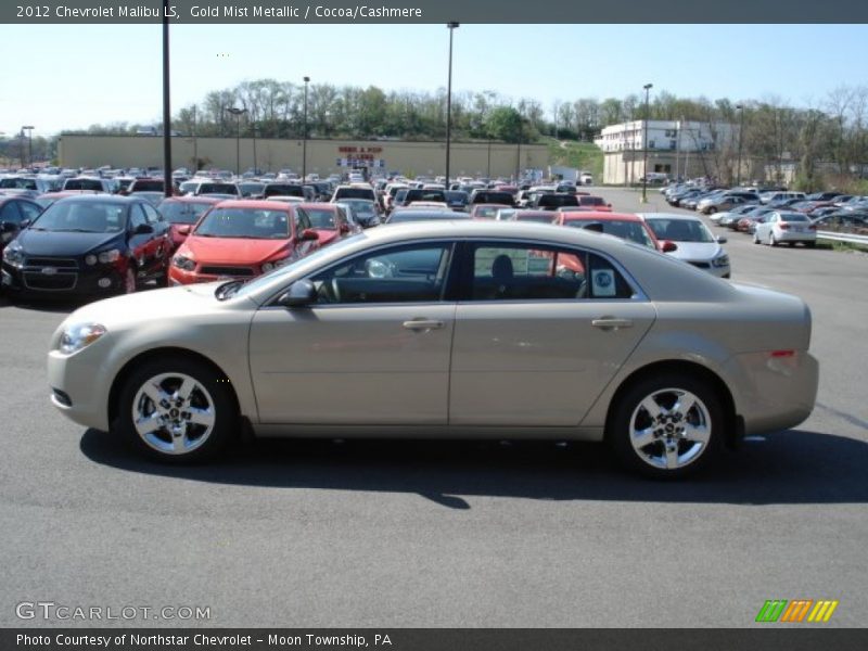 Gold Mist Metallic / Cocoa/Cashmere 2012 Chevrolet Malibu LS