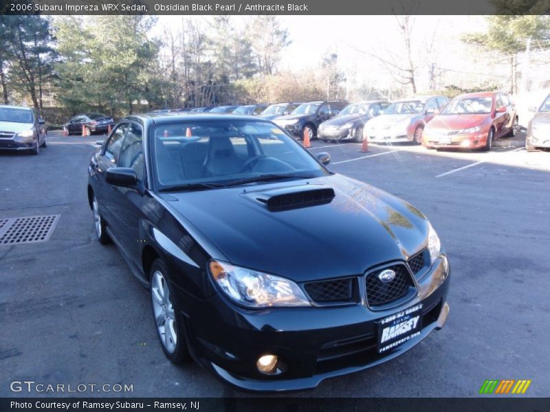 Obsidian Black Pearl / Anthracite Black 2006 Subaru Impreza WRX Sedan