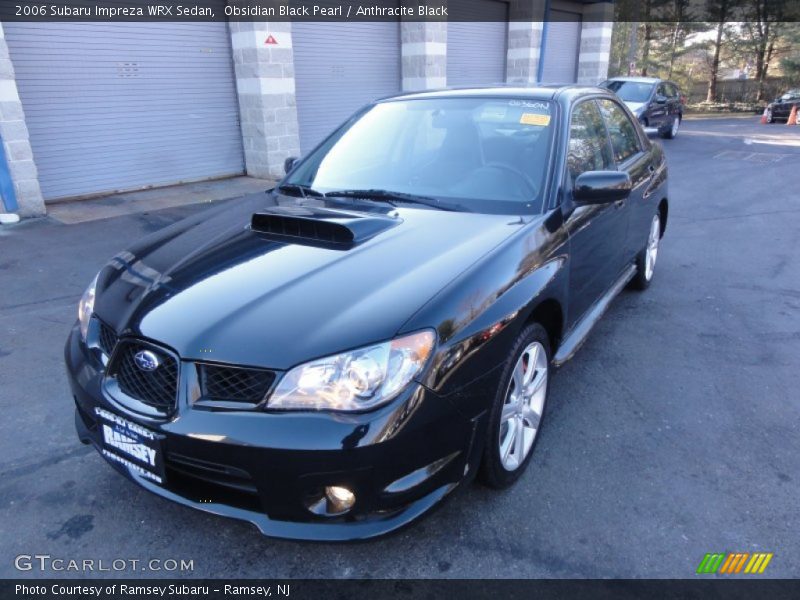 Obsidian Black Pearl / Anthracite Black 2006 Subaru Impreza WRX Sedan