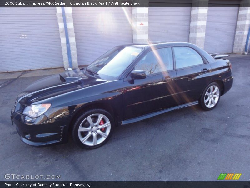 Obsidian Black Pearl / Anthracite Black 2006 Subaru Impreza WRX Sedan