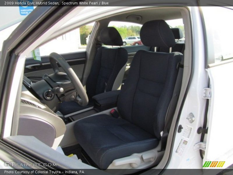 Spectrum White Pearl / Blue 2009 Honda Civic Hybrid Sedan