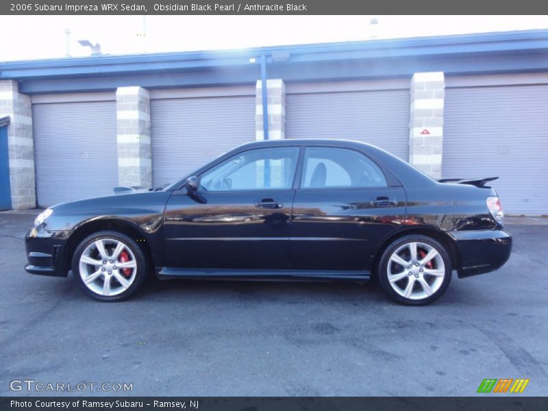 Obsidian Black Pearl / Anthracite Black 2006 Subaru Impreza WRX Sedan