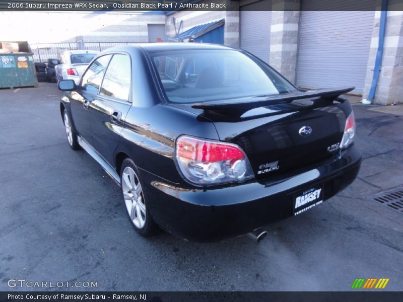 Obsidian Black Pearl / Anthracite Black 2006 Subaru Impreza WRX Sedan