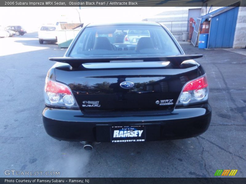 Obsidian Black Pearl / Anthracite Black 2006 Subaru Impreza WRX Sedan