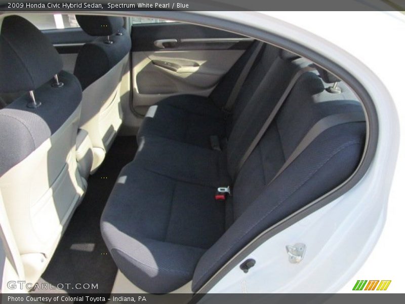 Spectrum White Pearl / Blue 2009 Honda Civic Hybrid Sedan