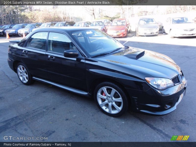 Obsidian Black Pearl / Anthracite Black 2006 Subaru Impreza WRX Sedan