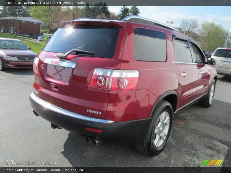 Red Jewel / Ebony 2008 GMC Acadia SLT AWD