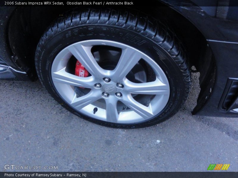 Obsidian Black Pearl / Anthracite Black 2006 Subaru Impreza WRX Sedan