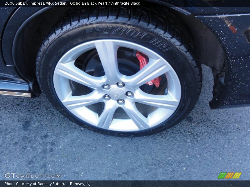 Obsidian Black Pearl / Anthracite Black 2006 Subaru Impreza WRX Sedan