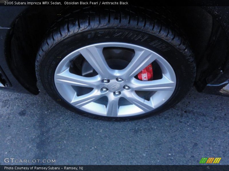 Obsidian Black Pearl / Anthracite Black 2006 Subaru Impreza WRX Sedan
