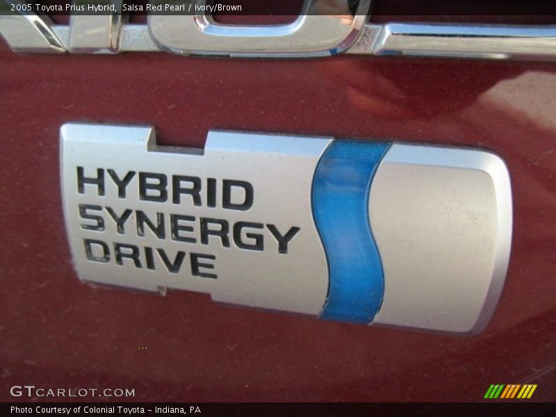 Salsa Red Pearl / Ivory/Brown 2005 Toyota Prius Hybrid