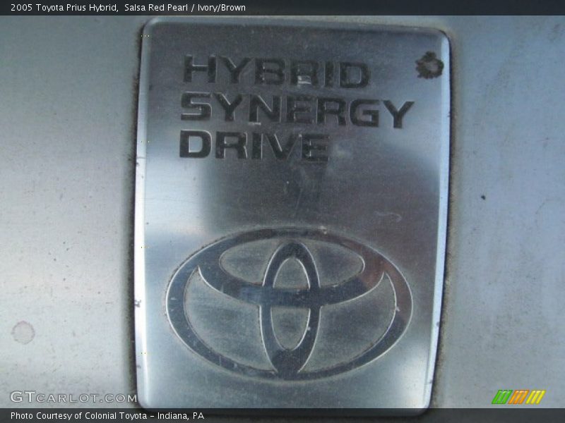 Salsa Red Pearl / Ivory/Brown 2005 Toyota Prius Hybrid