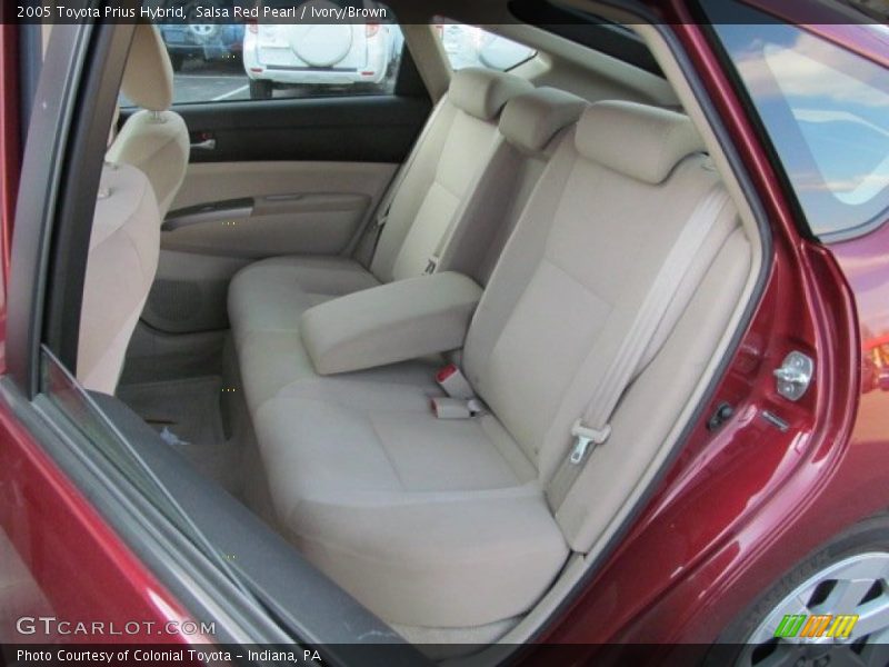 Salsa Red Pearl / Ivory/Brown 2005 Toyota Prius Hybrid