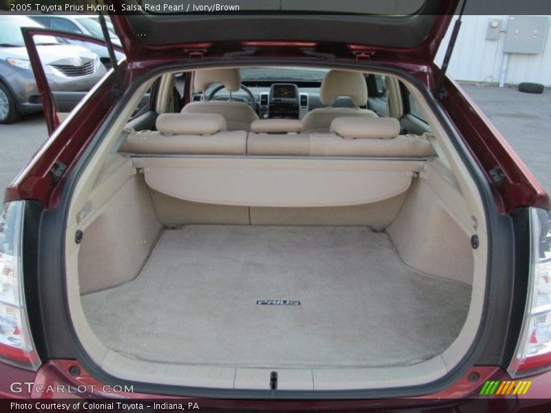 Salsa Red Pearl / Ivory/Brown 2005 Toyota Prius Hybrid