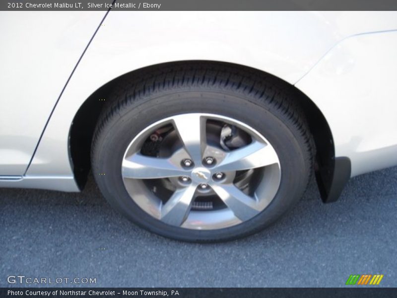 Silver Ice Metallic / Ebony 2012 Chevrolet Malibu LT