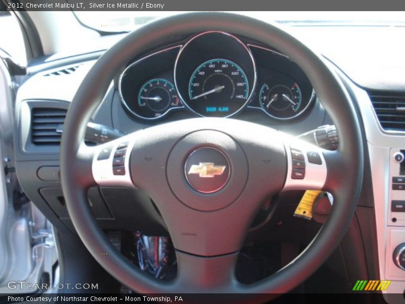 Silver Ice Metallic / Ebony 2012 Chevrolet Malibu LT
