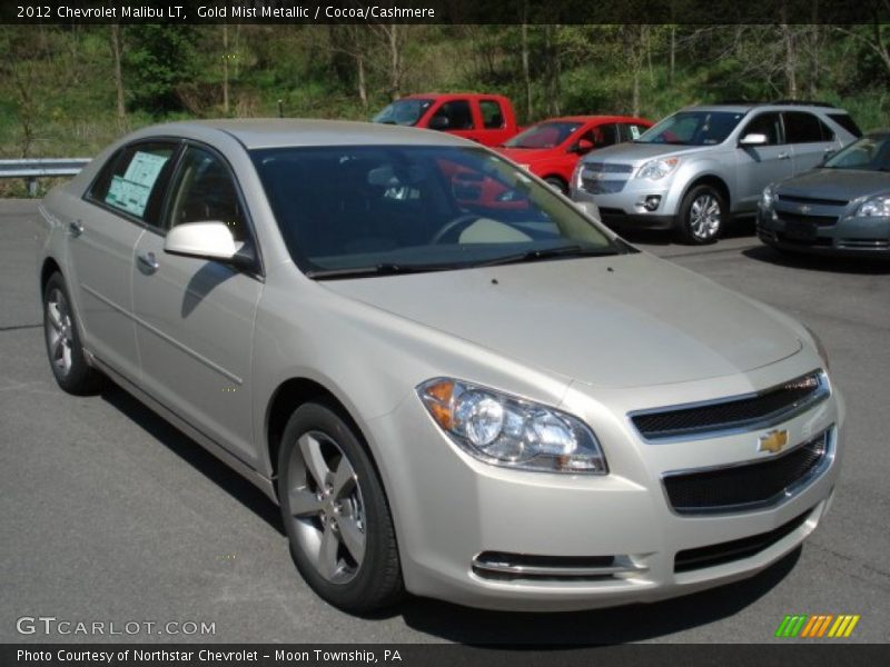 Gold Mist Metallic / Cocoa/Cashmere 2012 Chevrolet Malibu LT