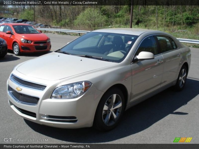 Gold Mist Metallic / Cocoa/Cashmere 2012 Chevrolet Malibu LT