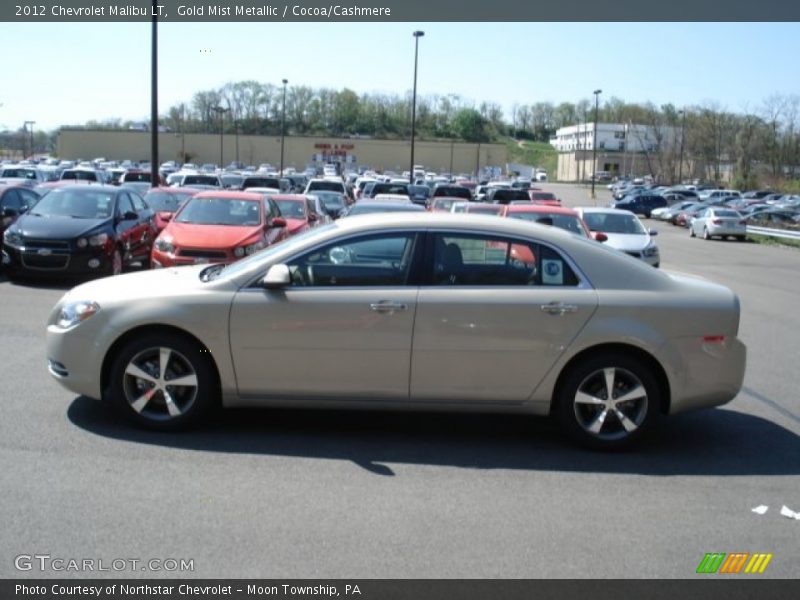Gold Mist Metallic / Cocoa/Cashmere 2012 Chevrolet Malibu LT