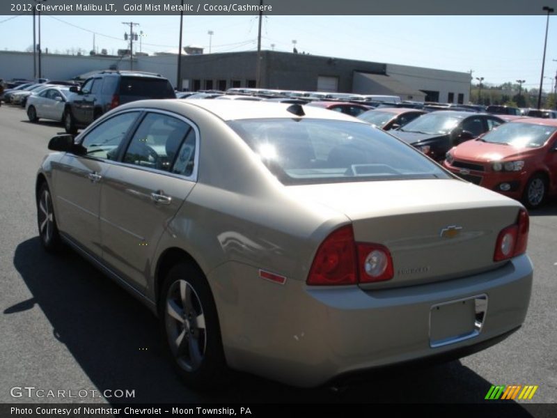 Gold Mist Metallic / Cocoa/Cashmere 2012 Chevrolet Malibu LT