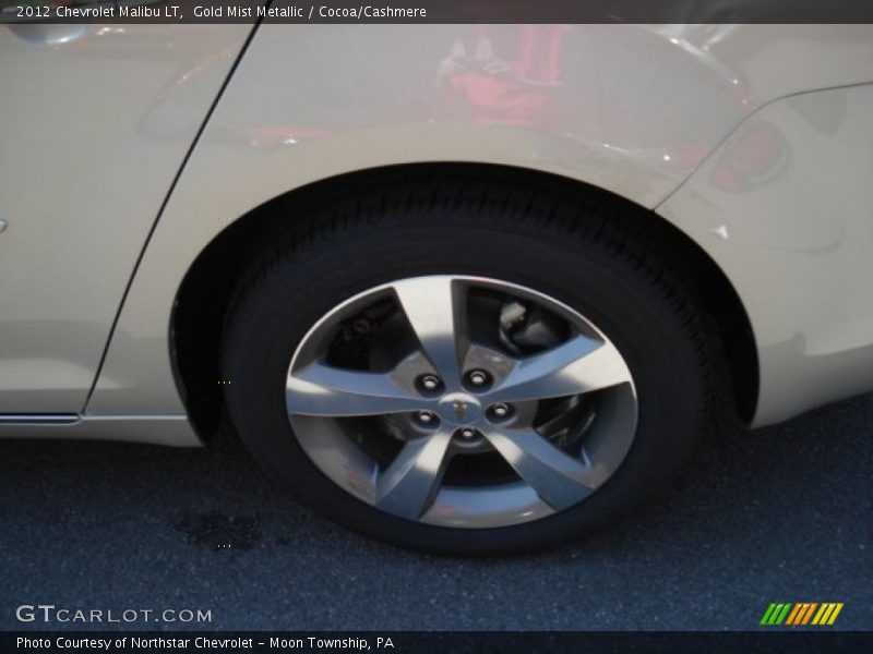 Gold Mist Metallic / Cocoa/Cashmere 2012 Chevrolet Malibu LT