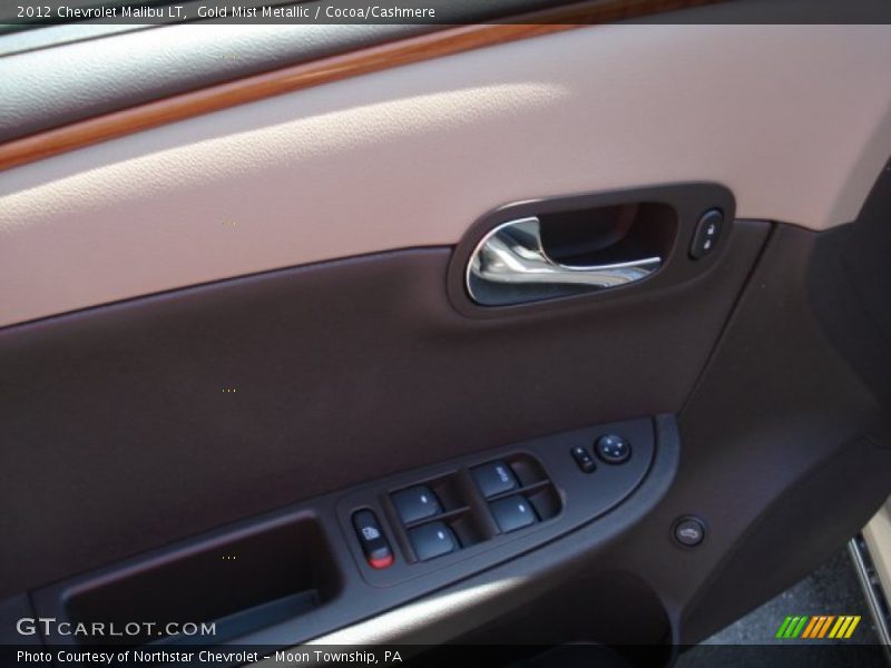 Gold Mist Metallic / Cocoa/Cashmere 2012 Chevrolet Malibu LT