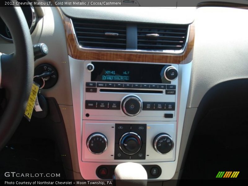 Gold Mist Metallic / Cocoa/Cashmere 2012 Chevrolet Malibu LT