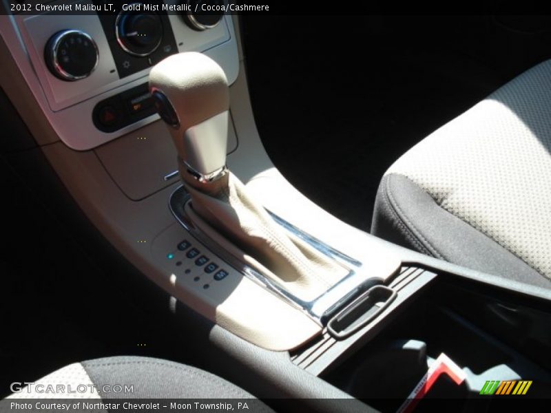 Gold Mist Metallic / Cocoa/Cashmere 2012 Chevrolet Malibu LT