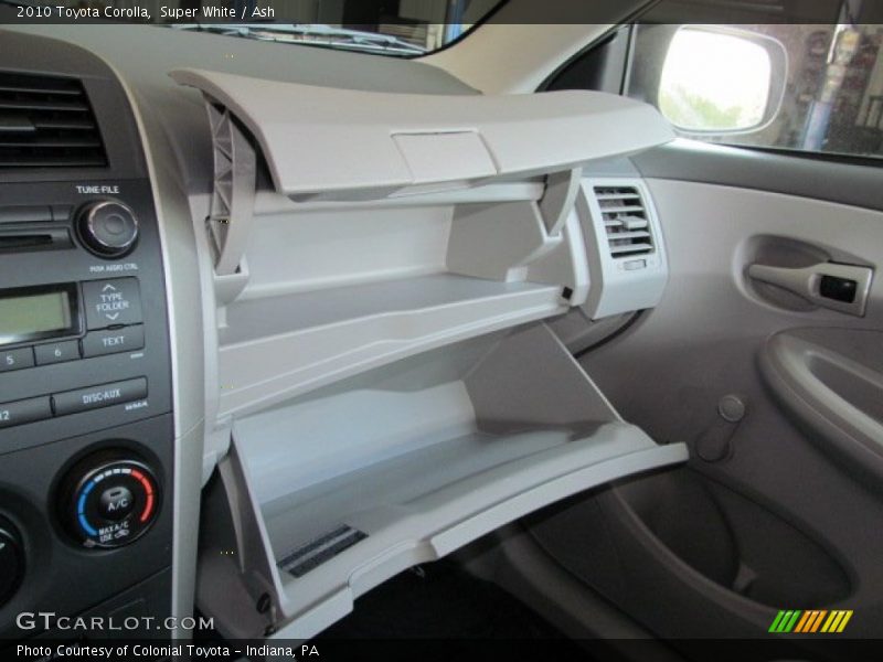 Super White / Ash 2010 Toyota Corolla