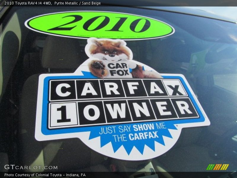Pyrite Metallic / Sand Beige 2010 Toyota RAV4 I4 4WD